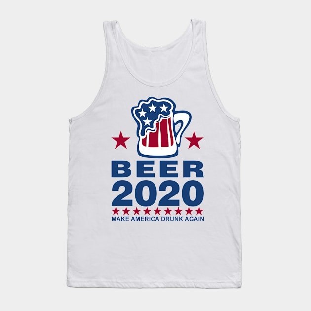 Vote Beer 2020 Tank Top by DavesTees